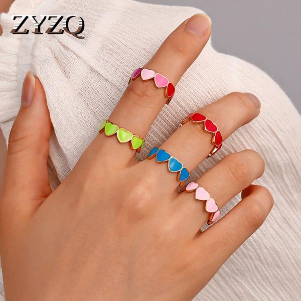 wedding rings zyzq korean ins style colorful heart ring for women trendy drop nectarine love finger cute funny cocktail party jewelry, Slivery;golden
wedding rings zyzq korean ins style colorful heart ring for women trendy drop nectarine love finger cute funny cocktail party jewelry, Slivery;golden
