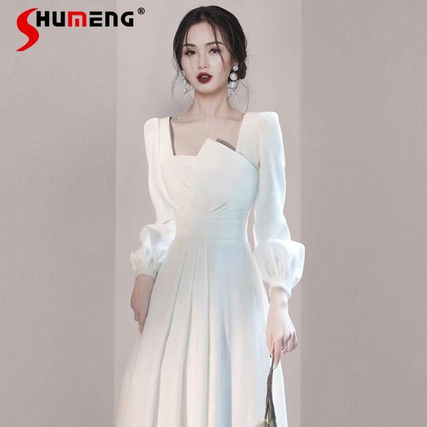 casual dresses 2021 summer and autumn clothes women's long sleeve square collar puff irregular swing dress gentle lady, Black;gray
casual dresses 2021 summer and autumn clothes women's long sleeve square collar puff irregular swing dress gentle lady, Black;gray