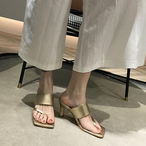 slippers 2021 gold women ladies elegant thin 8cm high heels pumps party dress shoes square toe summer sandals, Black
slippers 2021 gold women ladies elegant thin 8cm high heels pumps party dress shoes square toe summer sandals, Black