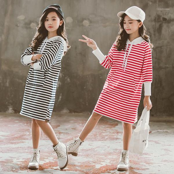 girl's dresses spring fall girls sweatshirt dress cotton princess hoodies striped clothes 10 to 12 years fashion teenage school clothin, Red;yellow
girl's dresses spring fall girls sweatshirt dress cotton princess hoodies striped clothes 10 to 12 years fashion teenage school clothin, Red;yellow