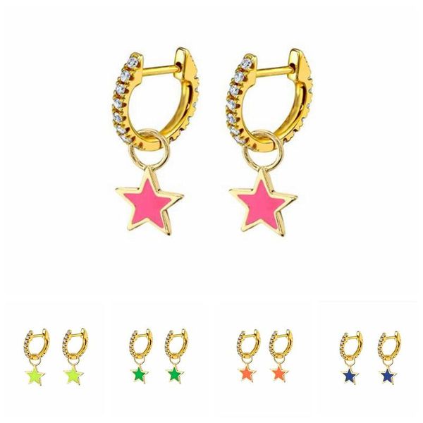 hoop & huggie canner 2021 trend vintage enamel earrings for women 925 sterling silver ins creative color mini star pendientes plata aros, Golden;silver
hoop & huggie canner 2021 trend vintage enamel earrings for women 925 sterling silver ins creative color mini star pendientes plata aros, Golden;silver