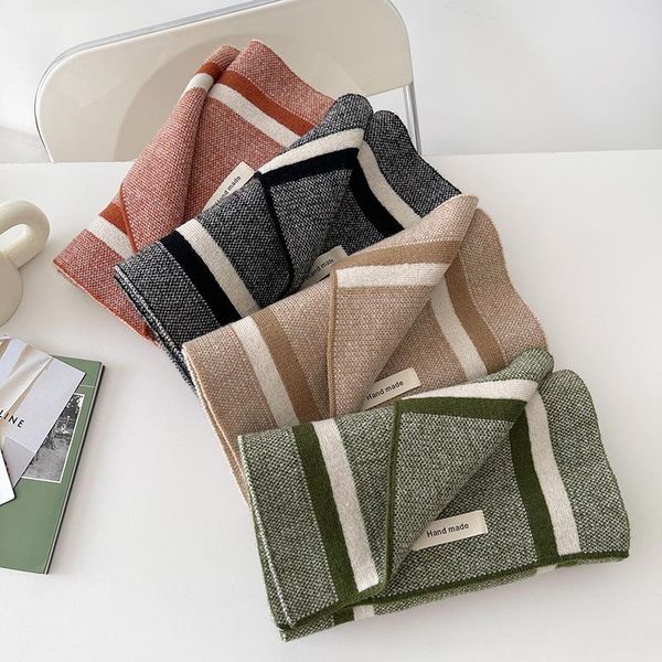 scarves &dolphin fashion women winter striped pattern wool scarf warm neckerchief knitted woolen ins neck pashmina big soft shawl, Blue;gray
scarves &dolphin fashion women winter striped pattern wool scarf warm neckerchief knitted woolen ins neck pashmina big soft shawl, Blue;gray