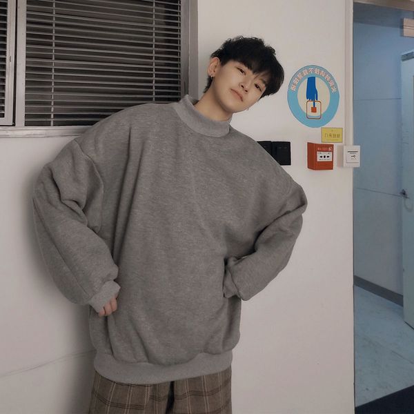 new 2021 men's fashion trend hoodies cotton sweatshirts round neck thickening pullover black/grey color casual coats m-2xl x13k
new 2021 men's fashion trend hoodies cotton sweatshirts round neck thickening pullover black/grey color casual coats m-2xl x13k