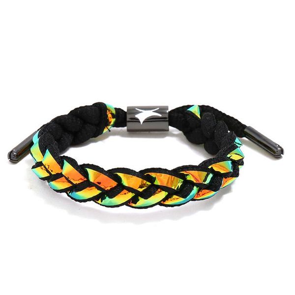 charm bracelets high street weaving jewelry laser magic color lace bracelet random friendship for fashion handmade, Golden;silver
charm bracelets high street weaving jewelry laser magic color lace bracelet random friendship for fashion handmade, Golden;silver