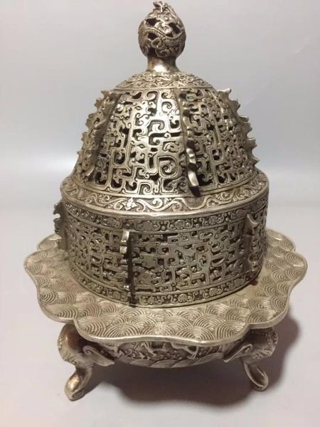 sachet bags art collection tibet silver handmade censer ,home/office living room desk decoration big metal incense burner 
sachet bags art collection tibet silver handmade censer ,home/office living room desk decoration big metal incense burner
