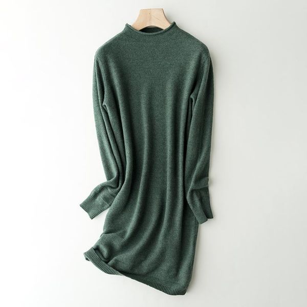 casual dresses ladies dress 100% wool knitting winter fashion grade 4colors women rolled collar sweaters, Black;gray
casual dresses ladies dress 100% wool knitting winter fashion grade 4colors women rolled collar sweaters, Black;gray