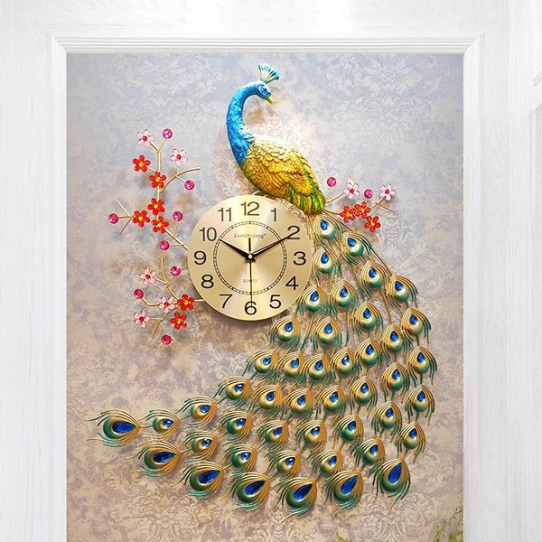 nordic modern home living room wall clock creative 3ddiy peacock mute clock reloj de pared fashion decorative quartz heat
nordic modern home living room wall clock creative 3ddiy peacock mute clock reloj de pared fashion decorative quartz heat