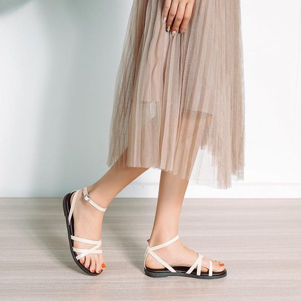 2021 summer shoes gladiator cross strappy sandals woman casual ankle strap slingback ladies flat designer open toe sandalias, Black
2021 summer shoes gladiator cross strappy sandals woman casual ankle strap slingback ladies flat designer open toe sandalias, Black
