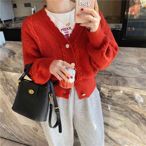 women's sweaters vintage knitted v-neck cardigans women's spring autumn sweater coat loose outer wear hollow red knitted cardigan, White;black
women's sweaters vintage knitted v-neck cardigans women's spring autumn sweater coat loose outer wear hollow red knitted cardigan, White;black