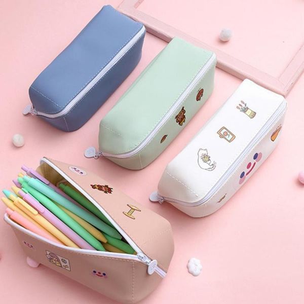 faux leather pen bag large capacity pencil case pencil organizer storage pouch pencilcase office school stationery organizer
faux leather pen bag large capacity pencil case pencil organizer storage pouch pencilcase office school stationery organizer