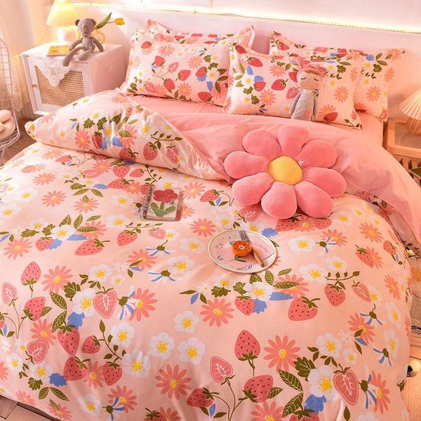 bedding sets flower cute pink duvet cover pillowcase home textile bed sheet boy kids teen girls set king twin cartoon kawaii
bedding sets flower cute pink duvet cover pillowcase home textile bed sheet boy kids teen girls set king twin cartoon kawaii