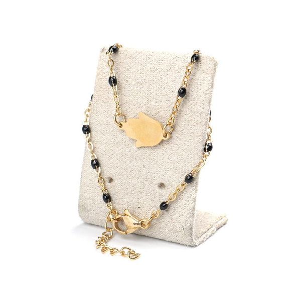 charm bracelets 1 piece classic stainless steel link cable chain palm gold enamel for fashion women girls jewelry gift 18cm, Golden;silver
charm bracelets 1 piece classic stainless steel link cable chain palm gold enamel for fashion women girls jewelry gift 18cm, Golden;silver