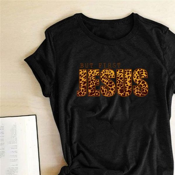 leopard jesus but first printing t shirts women summer shirts for women loose graphic t shirts round neck ropa mujer, White
leopard jesus but first printing t shirts women summer shirts for women loose graphic t shirts round neck ropa mujer, White