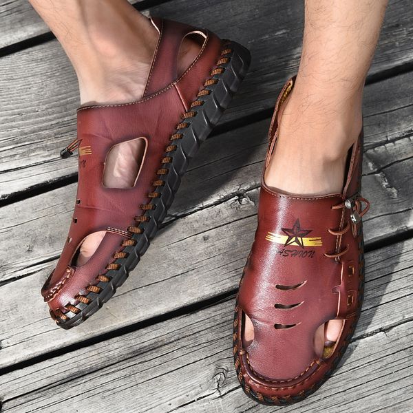 2020 new summer 2020 new breathable sandals outdoor beach upstream lazy shoes cross-border large size handmade leisure mens shoes, Black
2020 new summer 2020 new breathable sandals outdoor beach upstream lazy shoes cross-border large size handmade leisure mens shoes, Black