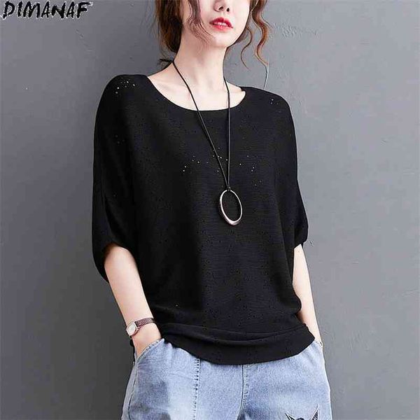 summer t-shirts women basic hollow out bat tunic tee loose casual tshirt knitting black show thin clothing 210531, White
summer t-shirts women basic hollow out bat tunic tee loose casual tshirt knitting black show thin clothing 210531, White