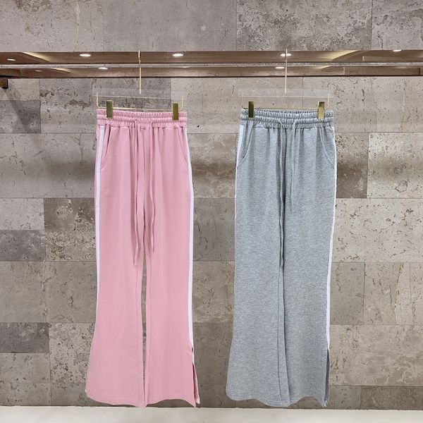 2021 spring human peach side split big long legs loose and thin elastic high waist trumpet pants, Black;white
2021 spring human peach side split big long legs loose and thin elastic high waist trumpet pants, Black;white