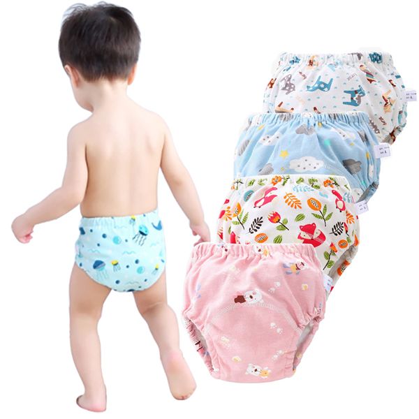 Baby Cotton Training Pants Panties Baby Diapers Reusable Cloth Diaper Nappies Washable Infants Children Underwear Nappy Changing
Baby Cotton Training Pants Panties Baby Diapers Reusable Cloth Diaper Nappies Washable Infants Children Underwear Nappy Changing