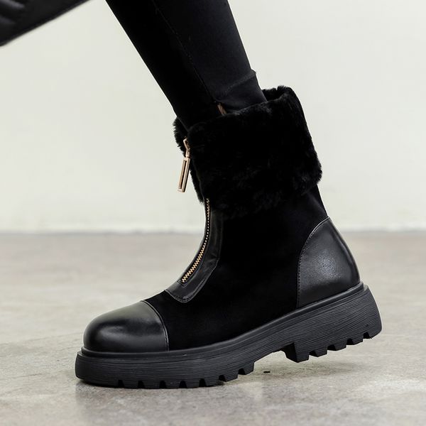 ankle boots superfine fiber for women 2021 autumn new women boots flat british style boots woman front zipper short female, Black
ankle boots superfine fiber for women 2021 autumn new women boots flat british style boots woman front zipper short female, Black