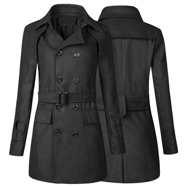 men's wool & blends black trench coat winter brand casual slim long coats autumn double-breasted windbreaker woolen jacket fashion
men's wool & blends black trench coat winter brand casual slim long coats autumn double-breasted windbreaker woolen jacket fashion
