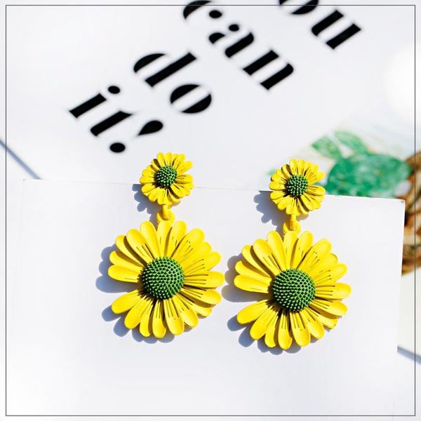 dangle & chandelier double daisy flower earrings pendant korean piercing statement woman earring jewelry gift for girl accessories fashion k, Silver
dangle & chandelier double daisy flower earrings pendant korean piercing statement woman earring jewelry gift for girl accessories fashion k, Silver