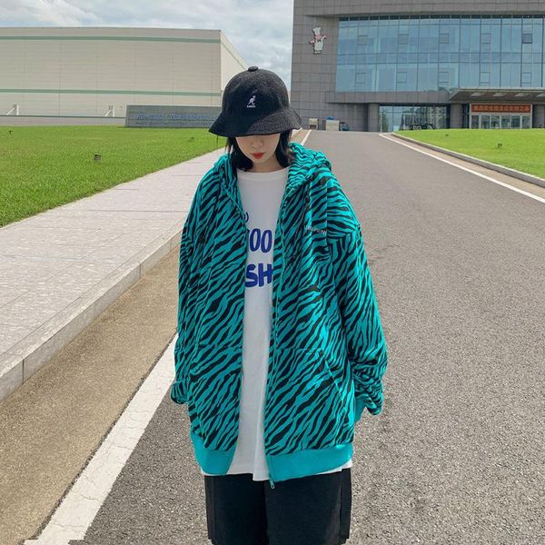 zebra print zipper jacket women new harajuku loose hooded cardigan jacket hip hop casual plus size coat female, Black;brown
zebra print zipper jacket women new harajuku loose hooded cardigan jacket hip hop casual plus size coat female, Black;brown