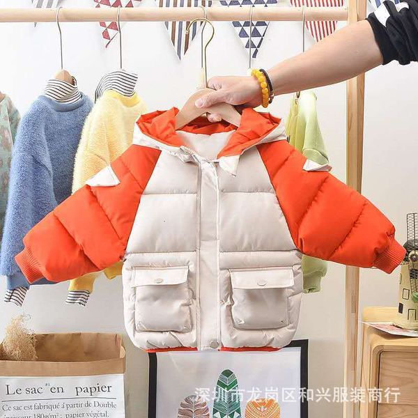 girls' cotton padded clothes winter thickened warm baby boys' new children's down jacket coat, Blue;gray
girls' cotton padded clothes winter thickened warm baby boys' new children's down jacket coat, Blue;gray