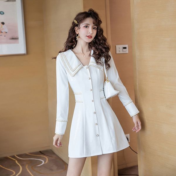 new arrival comfortable mini a-line white temperamental fashion solid elegant vintage cute wild basic dress 4btk, White;black
new arrival comfortable mini a-line white temperamental fashion solid elegant vintage cute wild basic dress 4btk, White;black