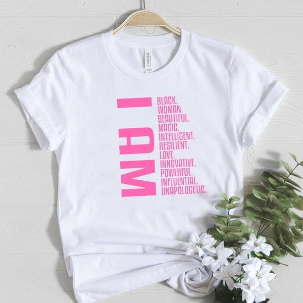 i' black women letters t shirt aesthetic melanin poppin clothes female black curls girl graphic short sleeve t-shirt, White
i' black women letters t shirt aesthetic melanin poppin clothes female black curls girl graphic short sleeve t-shirt, White