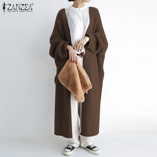 women's jackets women full sleeve faux fur plush fluffy coats zanzea winter autumn open front cardigan casual solid long outwear warm, Black;brown
women's jackets women full sleeve faux fur plush fluffy coats zanzea winter autumn open front cardigan casual solid long outwear warm, Black;brown