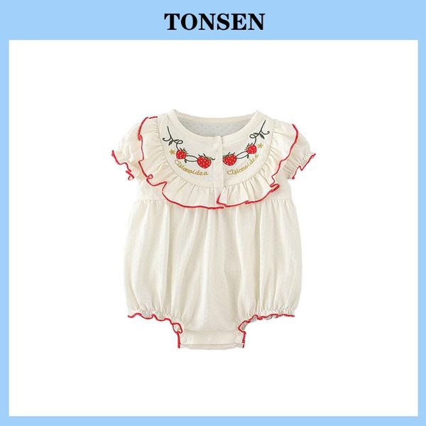 rompers tonsen juliette baby girl summer romper clothes active strawberry embroidery sleeveless onesie jumpsuit soft infant badysuit, Blue
rompers tonsen juliette baby girl summer romper clothes active strawberry embroidery sleeveless onesie jumpsuit soft infant badysuit, Blue