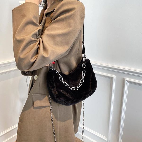 shoulder bags fashion female tote solid plush messenger bag autumn street chain purse simple daily
shoulder bags fashion female tote solid plush messenger bag autumn street chain purse simple daily