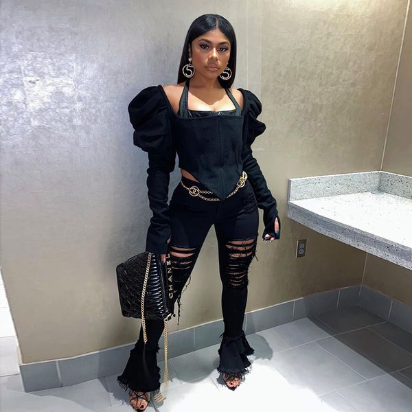 Black Sexy Backless Corset Womens Top Blouses Stacked Long Sleeve Square Collar Shirts Streetwear Tops Vintage
Black Sexy Backless Corset Womens Top Blouses Stacked Long Sleeve Square Collar Shirts Streetwear Tops Vintage