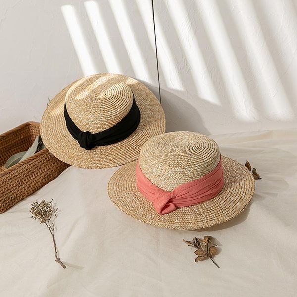 wide brim hats simple summer beach hat women's outing flat color ribbon sunshade ladies sun protection 2021, Blue;gray
wide brim hats simple summer beach hat women's outing flat color ribbon sunshade ladies sun protection 2021, Blue;gray