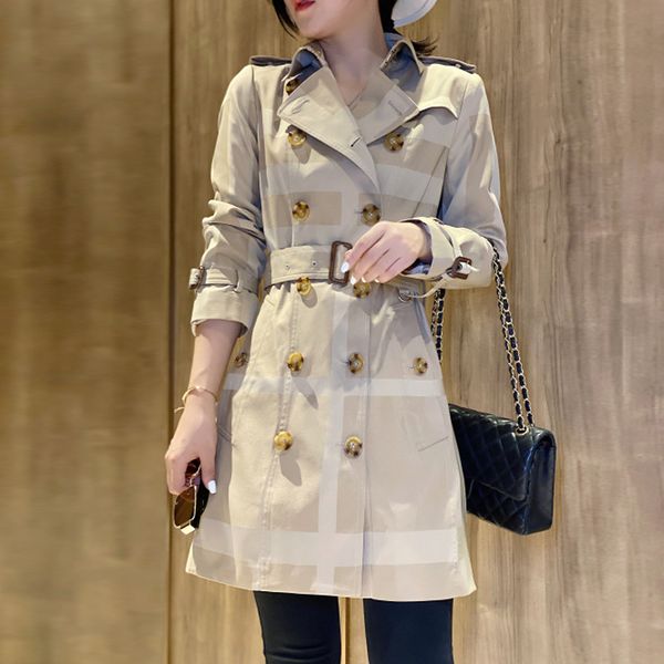 women's trench coats long classic windbreaker waterproof british new high-end english style autumn winter gabadian solid color l06, Tan;black
women's trench coats long classic windbreaker waterproof british new high-end english style autumn winter gabadian solid color l06, Tan;black