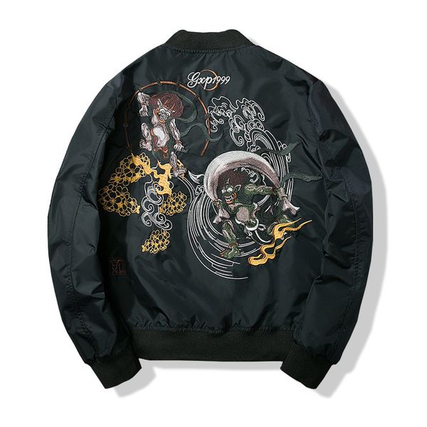 men's jackets winter bomber japanese embroidery women couple baseball harajuku streetwear male windbreaker autumn ecru, Black;brown
men's jackets winter bomber japanese embroidery women couple baseball harajuku streetwear male windbreaker autumn ecru, Black;brown