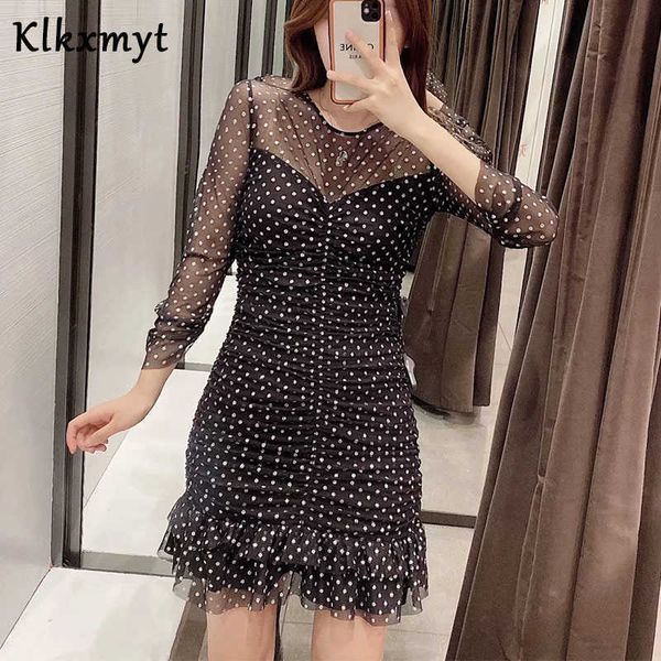 klkxmyt za dress women england style fashion vintage dot tulle mini dresses vestidos de fiesta noche vestido 210527, Black;gray
klkxmyt za dress women england style fashion vintage dot tulle mini dresses vestidos de fiesta noche vestido 210527, Black;gray