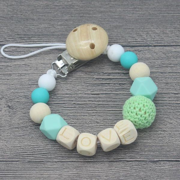 pacifiers# 1pc personalised name baby pacifier clips beech wooden teether chain silicone dummy holder personnalise letter customized
pacifiers# 1pc personalised name baby pacifier clips beech wooden teether chain silicone dummy holder personnalise letter customized