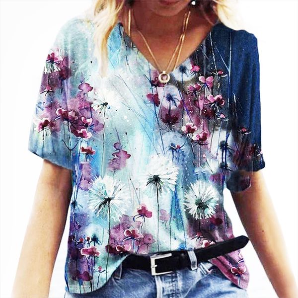 40 vintage colorful flora printed womens blouses plus size tee short sleeved v neck summer pullover shirt, White
40 vintage colorful flora printed womens blouses plus size tee short sleeved v neck summer pullover shirt, White