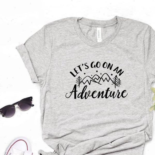 women t shirt lets go on an adventure print tshirt women short sleeve o neck loose t shirt ladies causal tee shirt, White
women t shirt lets go on an adventure print tshirt women short sleeve o neck loose t shirt ladies causal tee shirt, White