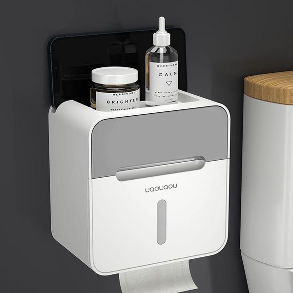 toilet paper holders punch-creative waterproof tissue holder box storage rack extraction
toilet paper holders punch-creative waterproof tissue holder box storage rack extraction