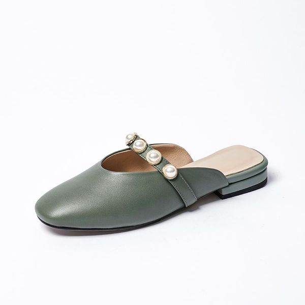sandals lmyom brand women's shoes genuine leather pearl single flat low heels super soft comfortable back space size34-40, Black
sandals lmyom brand women's shoes genuine leather pearl single flat low heels super soft comfortable back space size34-40, Black