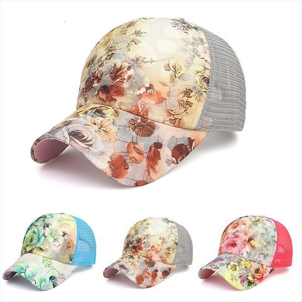 summer women mesh cap flower print baseball casual adjustable girls ladies visor sun hat, Blue;gray
summer women mesh cap flower print baseball casual adjustable girls ladies visor sun hat, Blue;gray