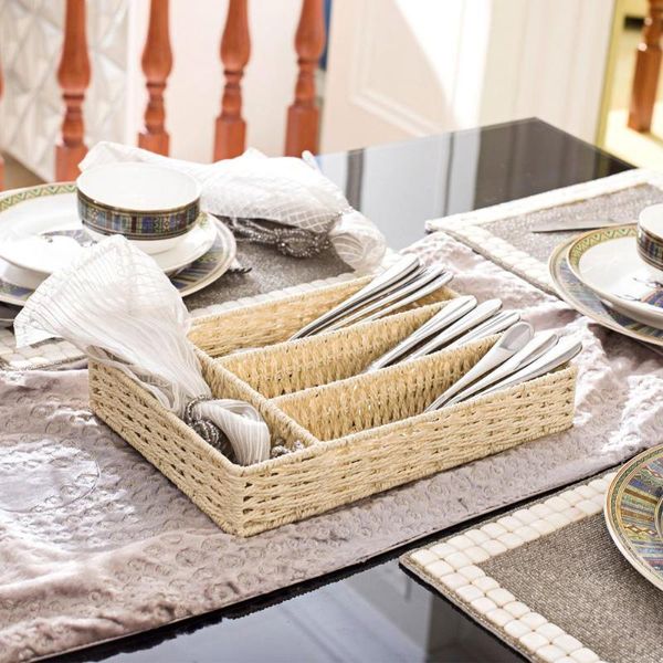 storage baskets 1 basket simple 4 grids portable imitation woven mesh forks spoon tray for kitchen
storage baskets 1 basket simple 4 grids portable imitation woven mesh forks spoon tray for kitchen