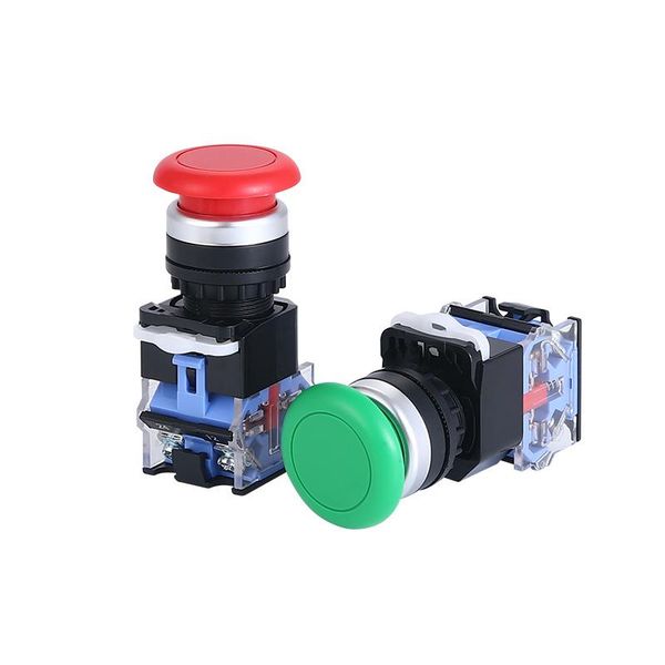 smart home control self locking button switch la38-11mt mushroom head start opening 22mm one and closing point
smart home control self locking button switch la38-11mt mushroom head start opening 22mm one and closing point