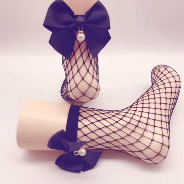 socks & hosiery 1 pair of korean version hollow bottom bow fishing net style girls short character mesh, Black;white
socks & hosiery 1 pair of korean version hollow bottom bow fishing net style girls short character mesh, Black;white
