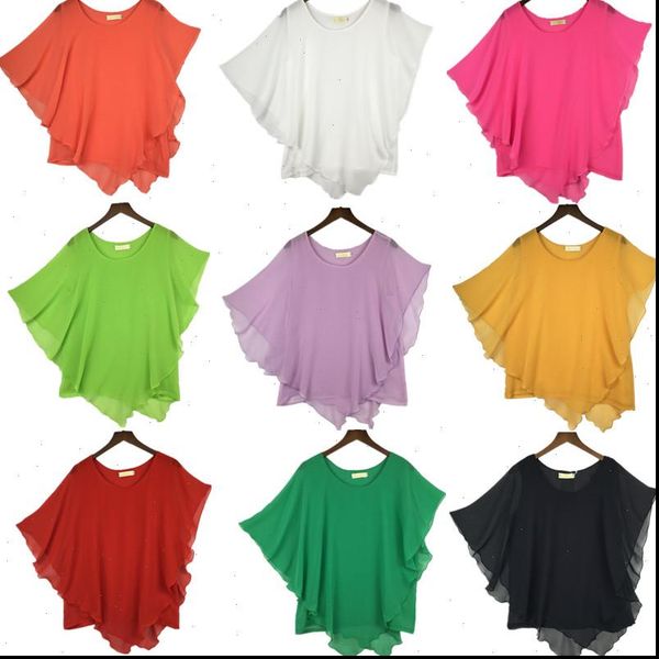 plus size s 4xl 5xl 6xl summer women chiffon blouses bating sleeve chiffon shirts blousas shirts,18 color vestidos casual shirts, White
plus size s 4xl 5xl 6xl summer women chiffon blouses bating sleeve chiffon shirts blousas shirts,18 color vestidos casual shirts, White