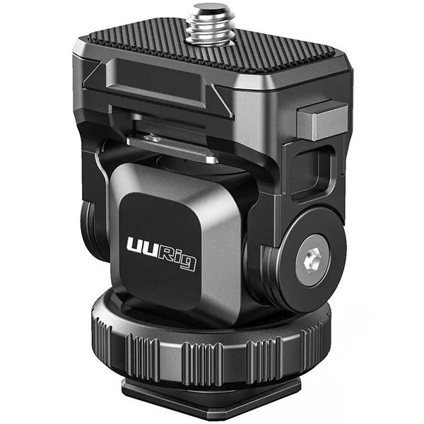 uurig r067 ballhead monitor multi angle ball head multi-functional cold shoe mount bracket quick release gimbal with 1/4" screw
uurig r067 ballhead monitor multi angle ball head multi-functional cold shoe mount bracket quick release gimbal with 1/4" screw