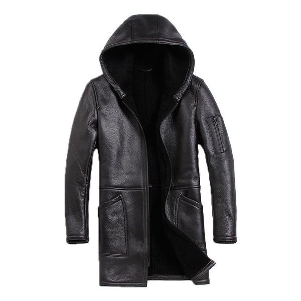 men's leather & faux jacket real fur coat men sheep shearing winter korean hooded wool for mens clothing 2021 s-n-3 yy966, Black
men's leather & faux jacket real fur coat men sheep shearing winter korean hooded wool for mens clothing 2021 s-n-3 yy966, Black