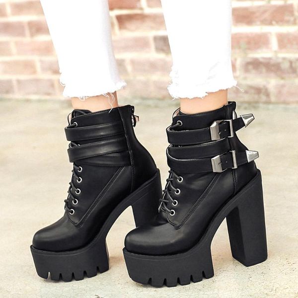 boots brand 2021 square high heels platform cool buckles black gothic style ankle shoes women
boots brand 2021 square high heels platform cool buckles black gothic style ankle shoes women