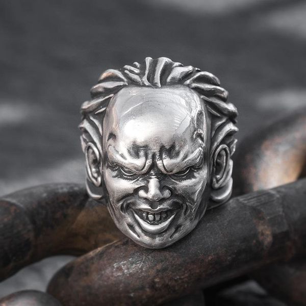 cluster rings solid 999 sterling silver thai retro biker punk mens men halloween vampire ring jewelry gift a4777, Golden;silver
cluster rings solid 999 sterling silver thai retro biker punk mens men halloween vampire ring jewelry gift a4777, Golden;silver